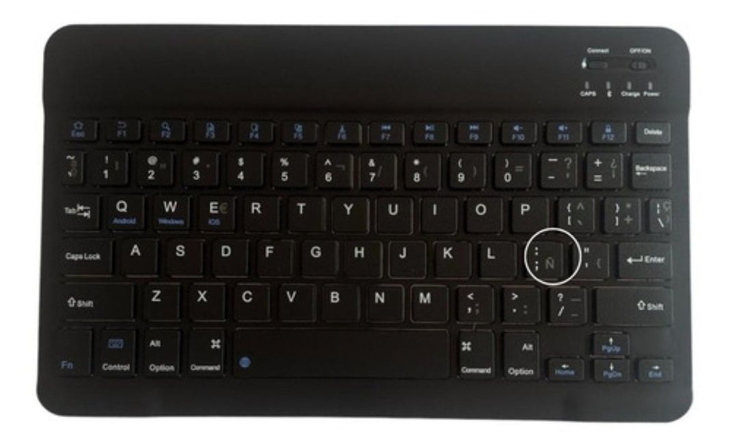 Funda Con Teclado Negro Para iPad Pro 12.9 3era/4ta/5ta/6ta-3