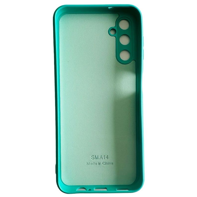 Carcasa Para Samsung A14 5g Silicona Turquesa-3