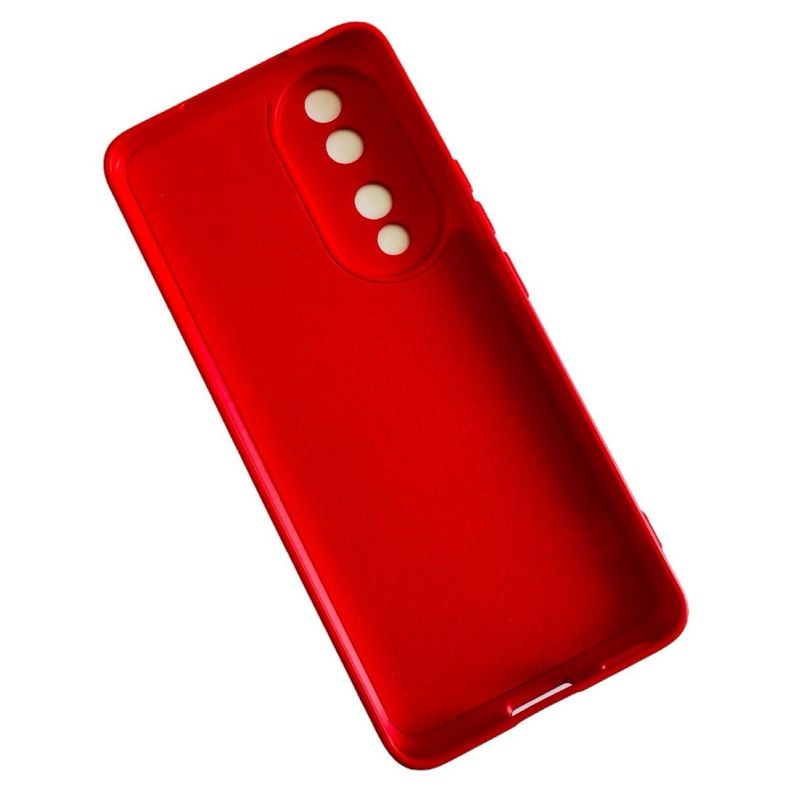 Carcasa Funda Para Honor 90 5g Silicona Rojo-1