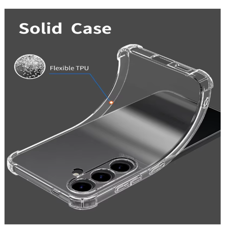 Carcasa Para Samsung A16 5g Transparente Reforzada-2