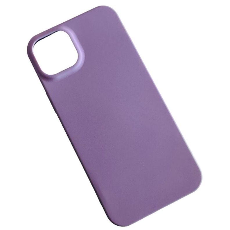 Carcasa Funda Para iPhone 15 Pro Silicona Color Violeta-0