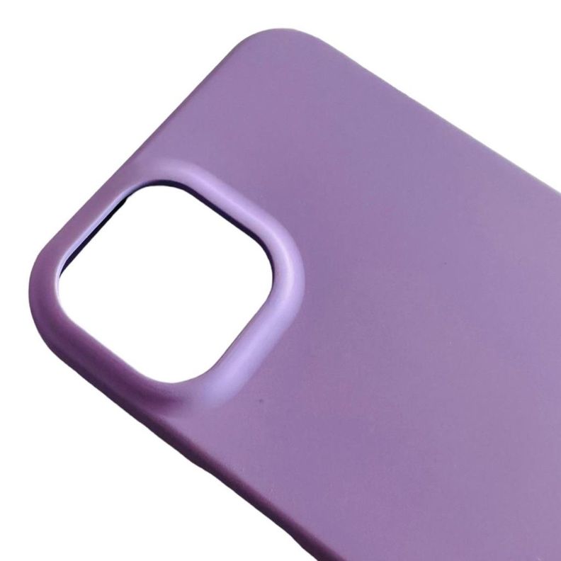 Carcasa Funda Para iPhone 15 Pro Silicona Color Violeta-3