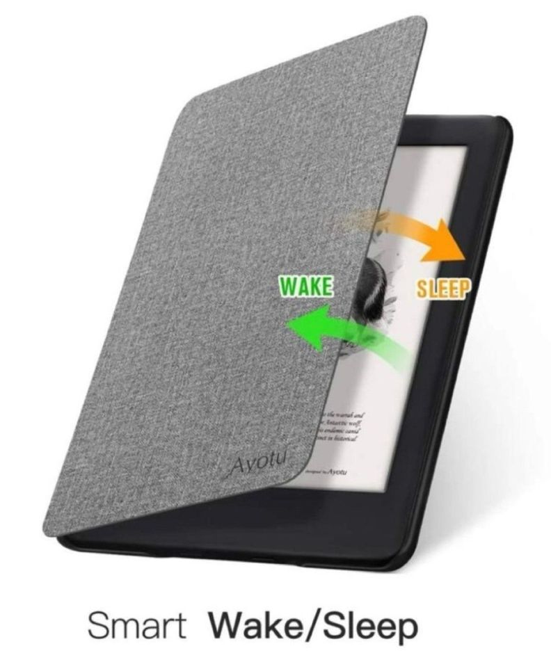 Funda Protectora Para Kindle Paperwhite 12th Gen 2024 Gris-2