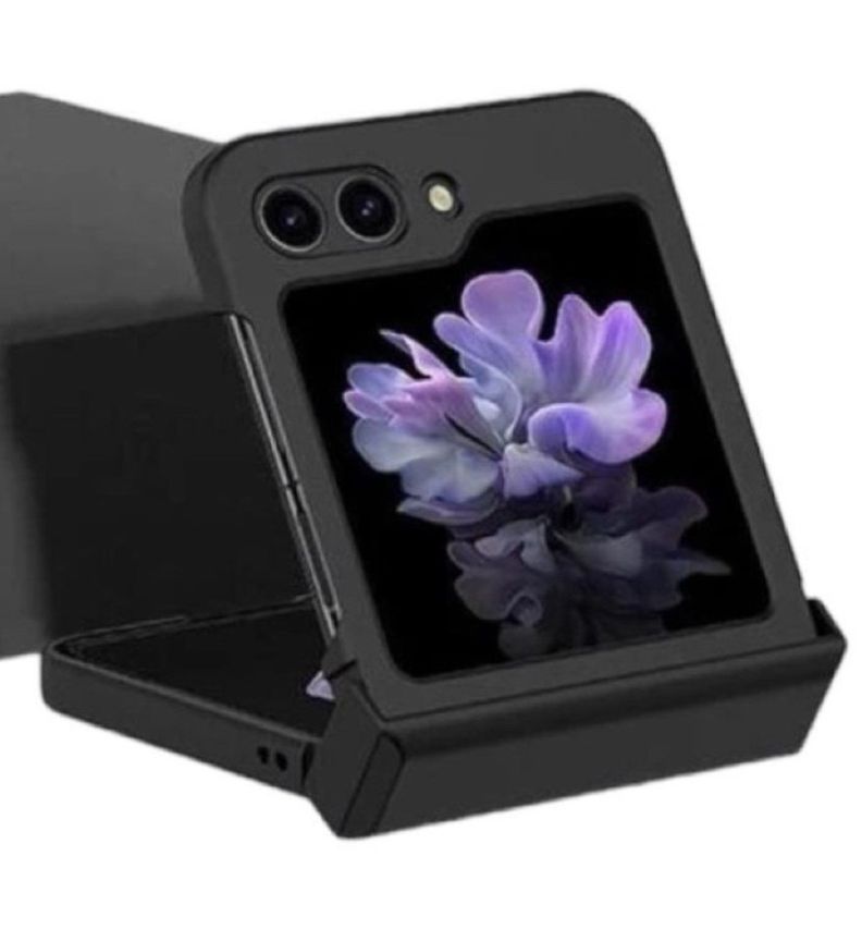 Carcasa Plegable Para Samsung Galaxy Z Flip 6 Negro Bisagra-1