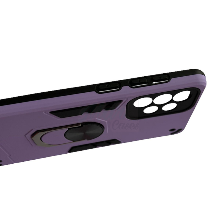 Carcasa Para Samsung A73 5g Anti Golpes Anillo Lila-1