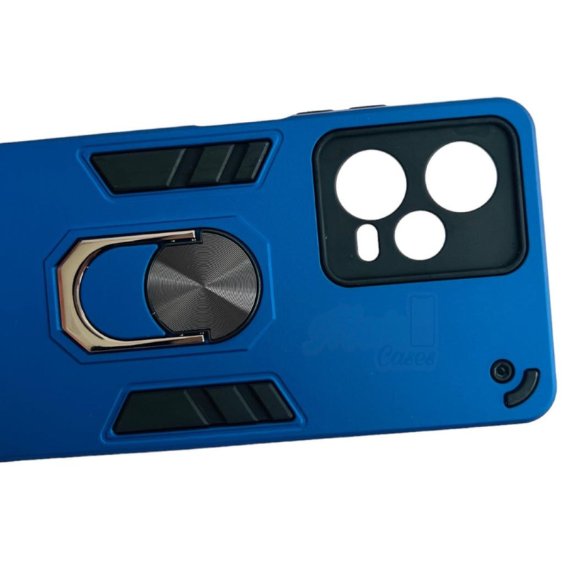 Carcasa Para Xiaomi Redmi Note 12 Pro/ Pro+ Antigolpes Anillo Azul Rey-1
