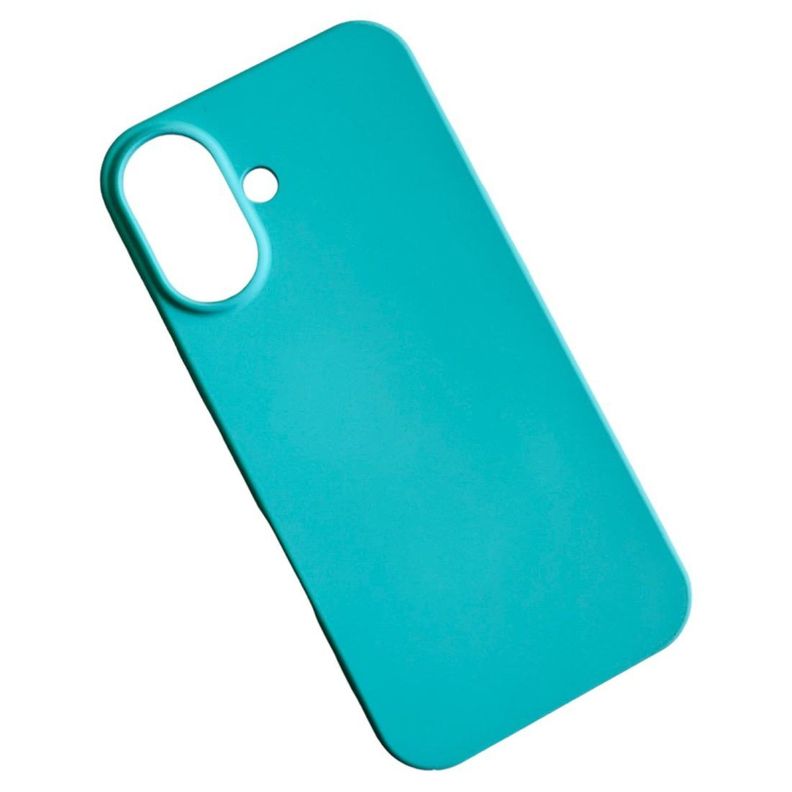 Carcasa Funda Para iPhone 16 Silicona Color Turquesa-0
