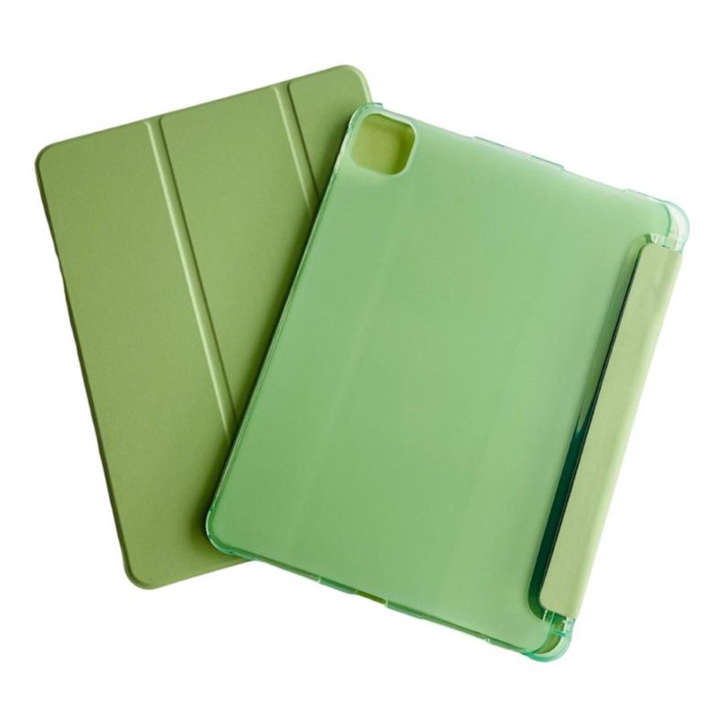 Funda Smart Cover Para iPad Air 11 M2 2024 Con Ranura Verde Menta-0