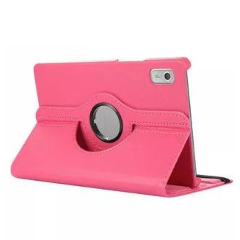 Carcasa Funda Giratoria Para Tablet Lenovo M9 Tb310 Fucsia-2