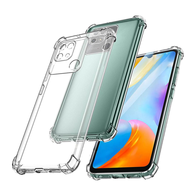 Carcasa Para Xiaomi Redmi 10c Transparente Reforzada-1