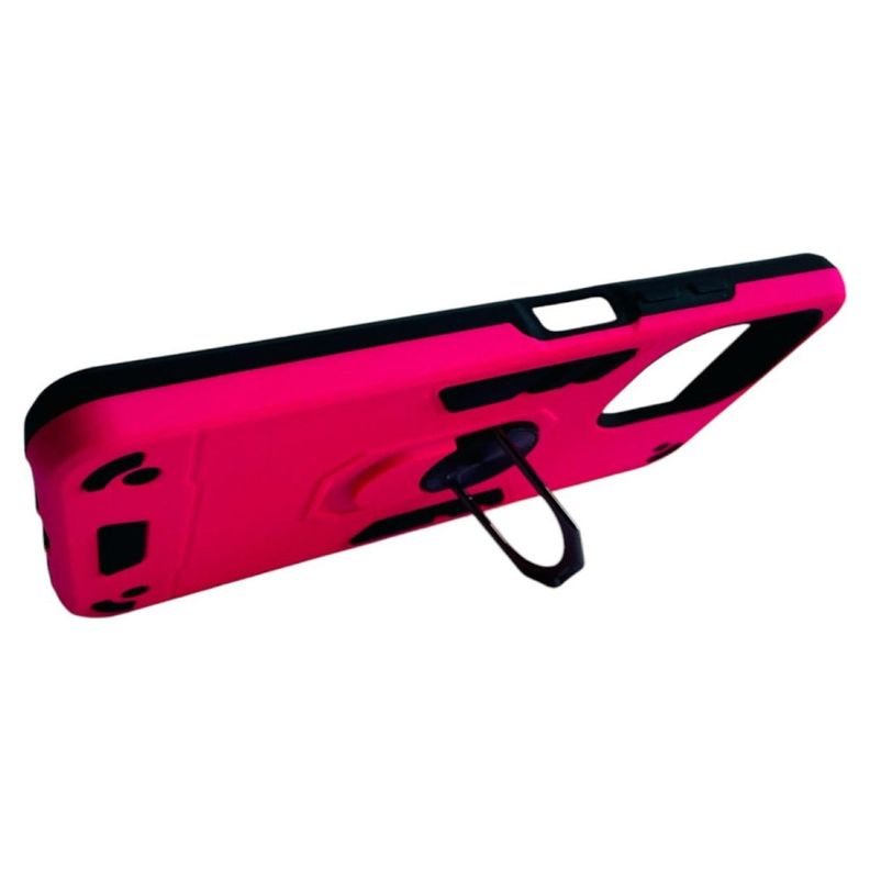 Carcasa Para Xiaomi Redmi 13c Anti Golpes Anillo Fucsia-1