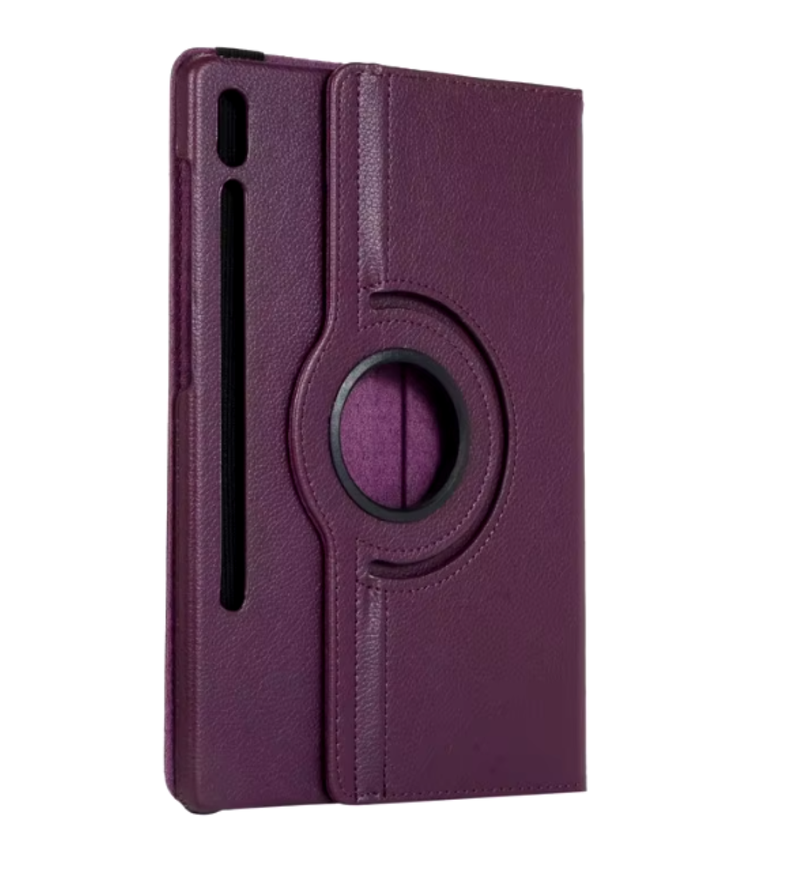 Carcasa Funda Giratoria Para Tablet Samsung S9 Fe 10.9 X510 Morado-2