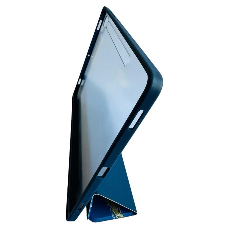 Funda Smart Cover Para Tablet Samsung S9 Fe 10.9 Mármol Azul-2