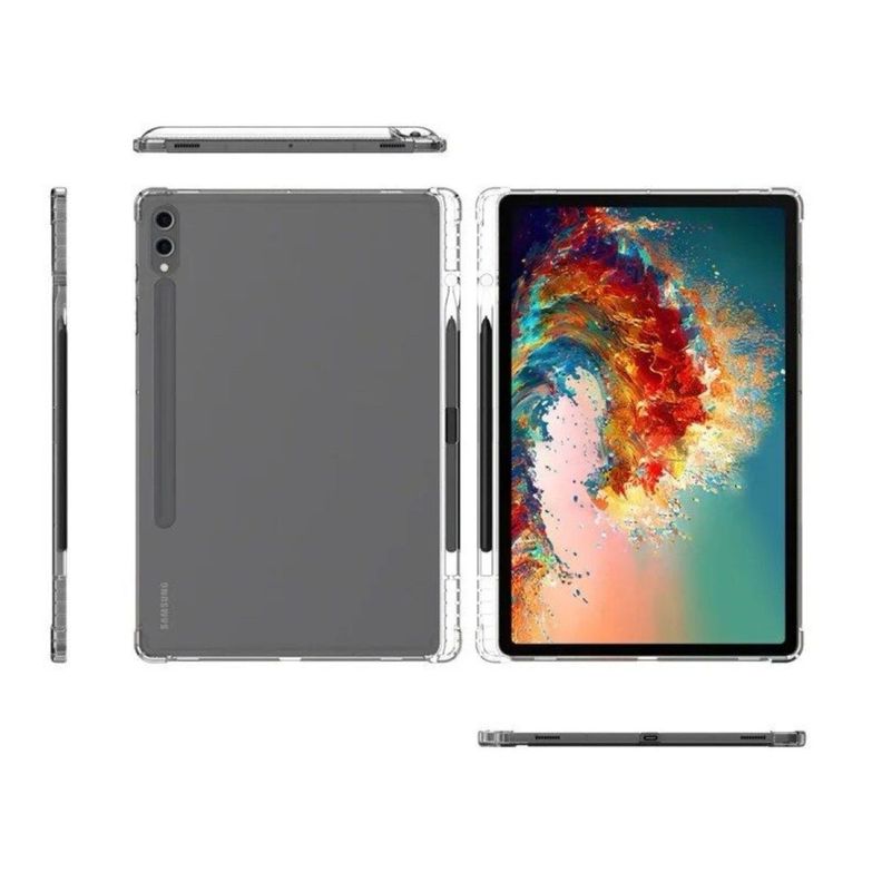 Carcasa Transparente Para Samsung Tab S10 Fe 10.9 Ranura-3