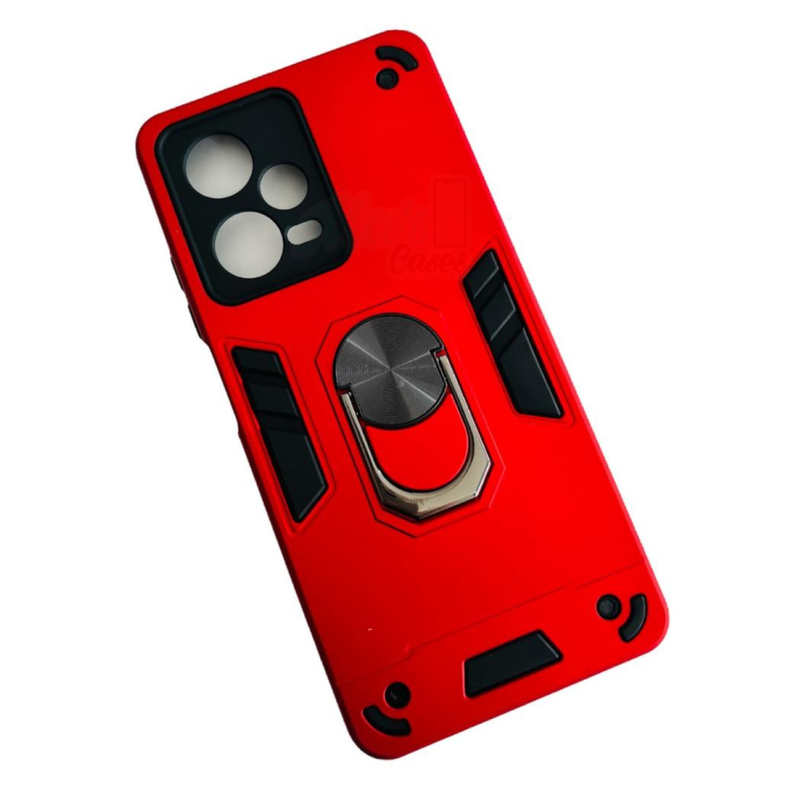 Carcasa Para Xiaomi Redmi Note 12 Pro/ Pro+ Anti Golpes Anillo Rojo-0
