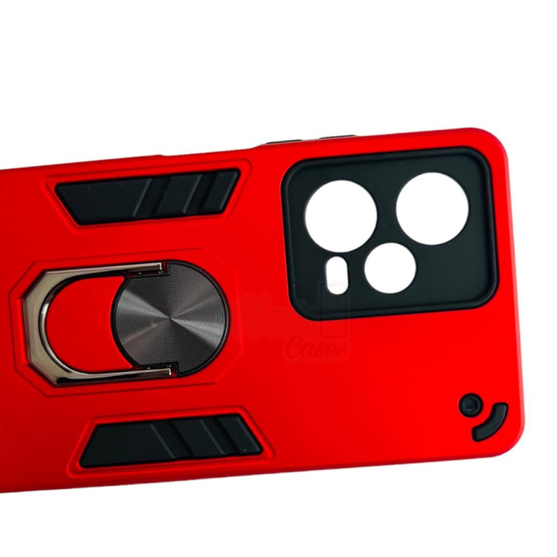 Carcasa Para Xiaomi Redmi Note 12 Pro/ Pro+ Anti Golpes Anillo Rojo-1