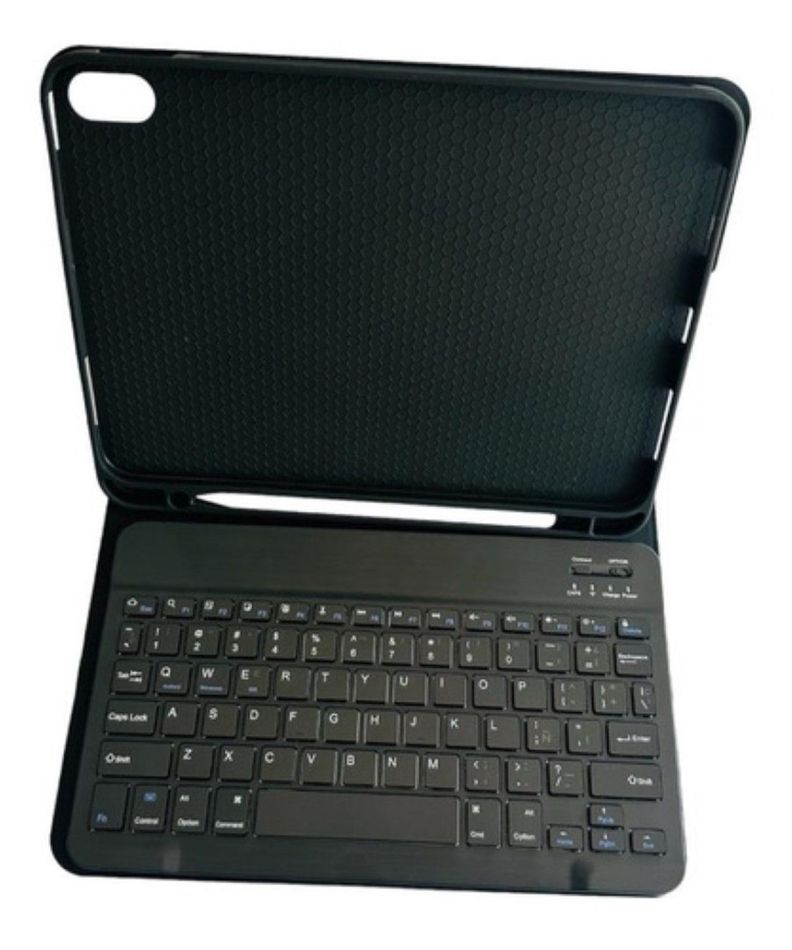 Funda Con Teclado Negro Para iPad Air 4ta/5ta 10.9 Español-0