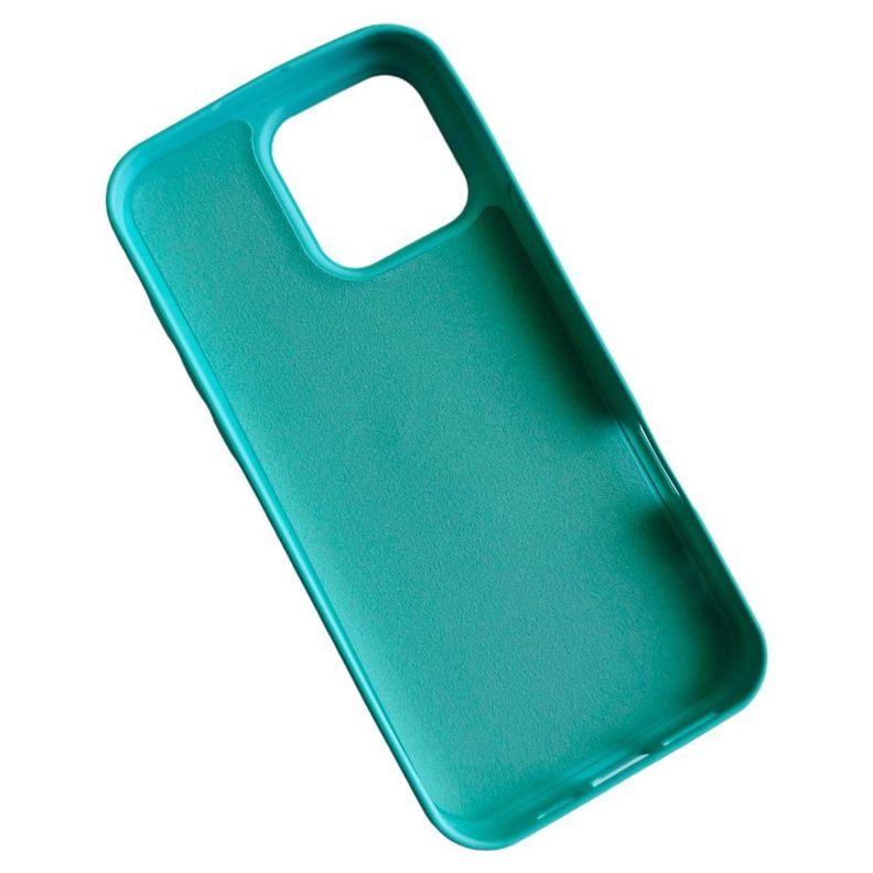 Carcasa Funda Para iPhone 16 Pro Max Silicona Turquesa-1