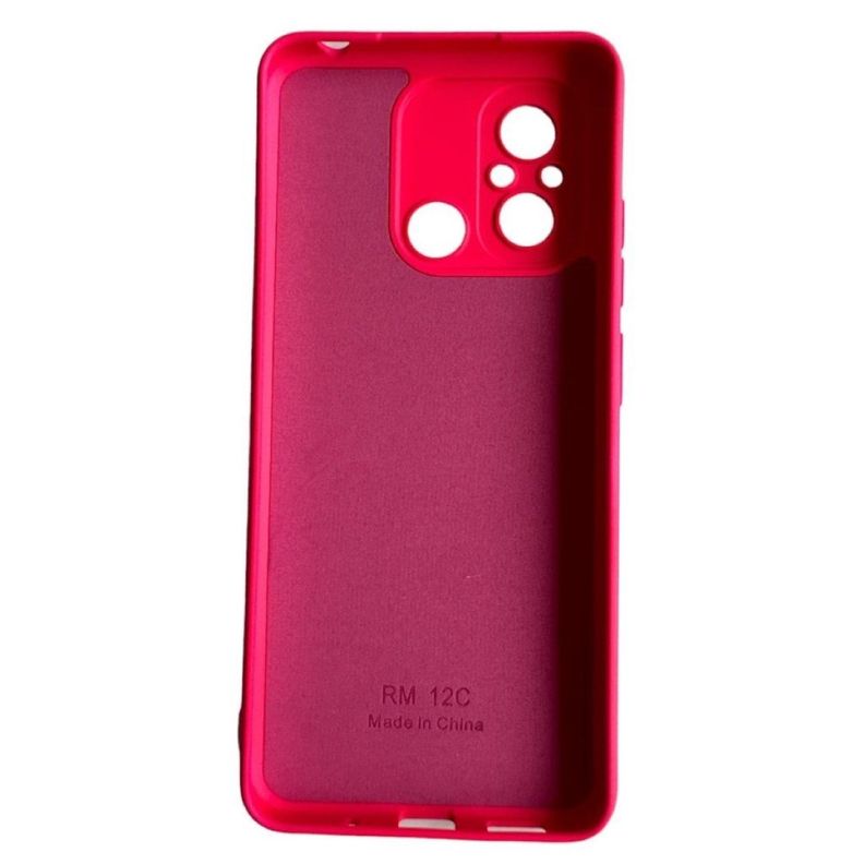 Carcasa Funda Para Xiaomi Redmi 12c Silicona Color Fucsia-1