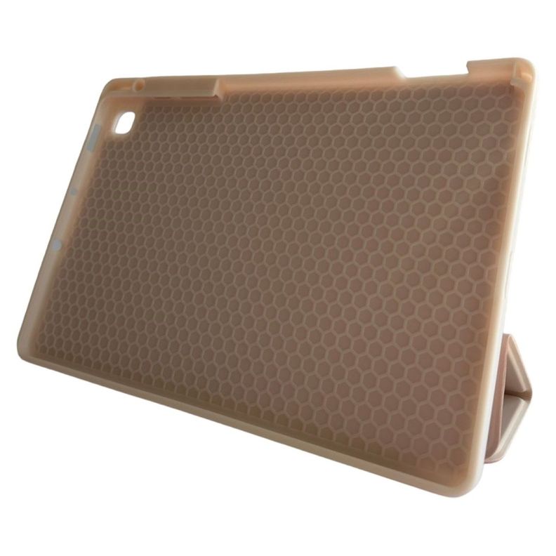 Funda Smart Cover Para Tablet Samsung S6 Lite Con Ranura Rose Gold-4