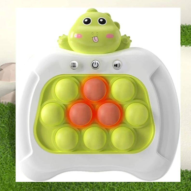 Fidget Pop It Electronico de Dinosaurio Verde-1
