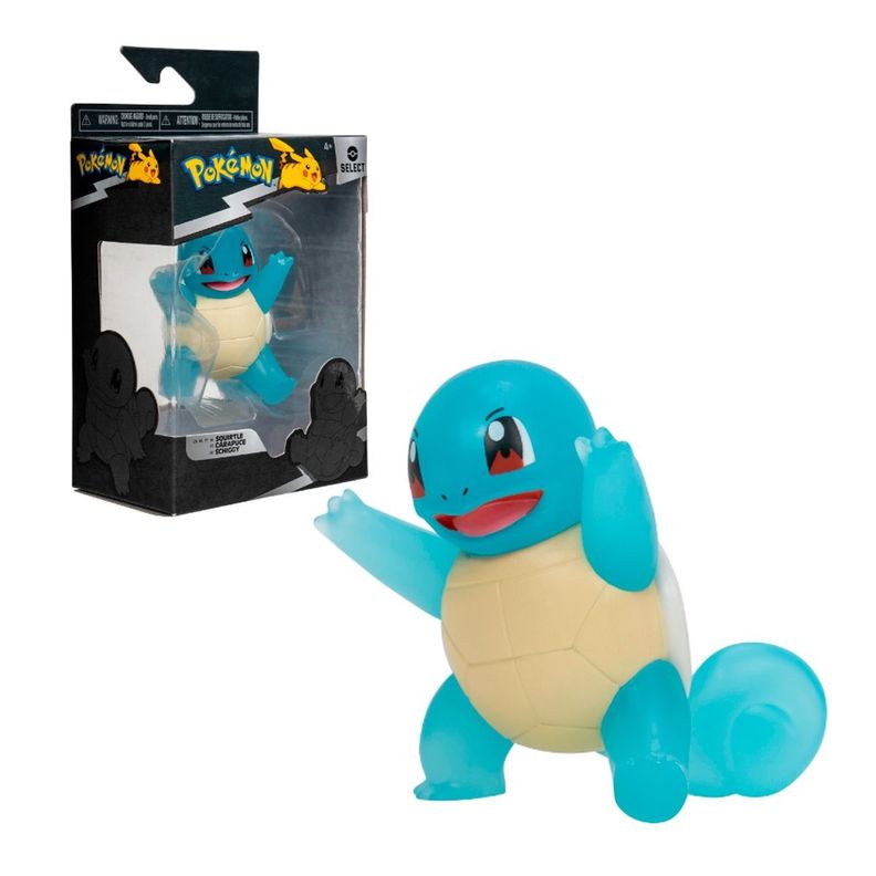 Figura Transparente De 5 A 8 Cms Pokemon - Squirtle-0