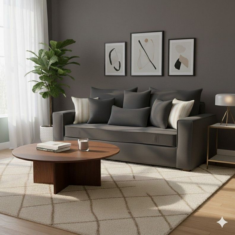 Sofa 3 cuerpos con Resortes full comfort plus Agustina Marengo