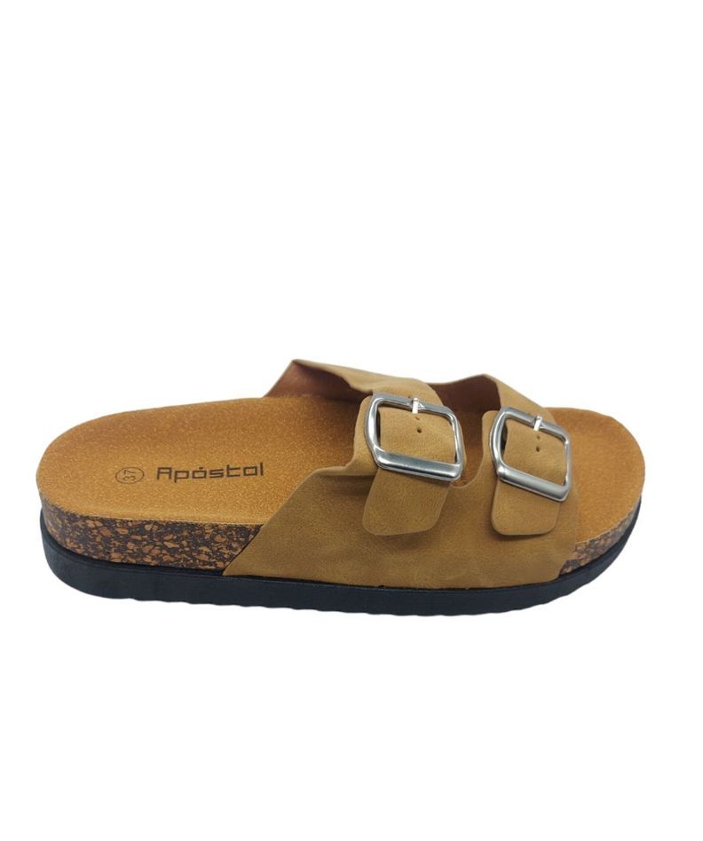 Chalas Sandalias De Corcho Con Doble Hebilla Mujer 5086-1 -1