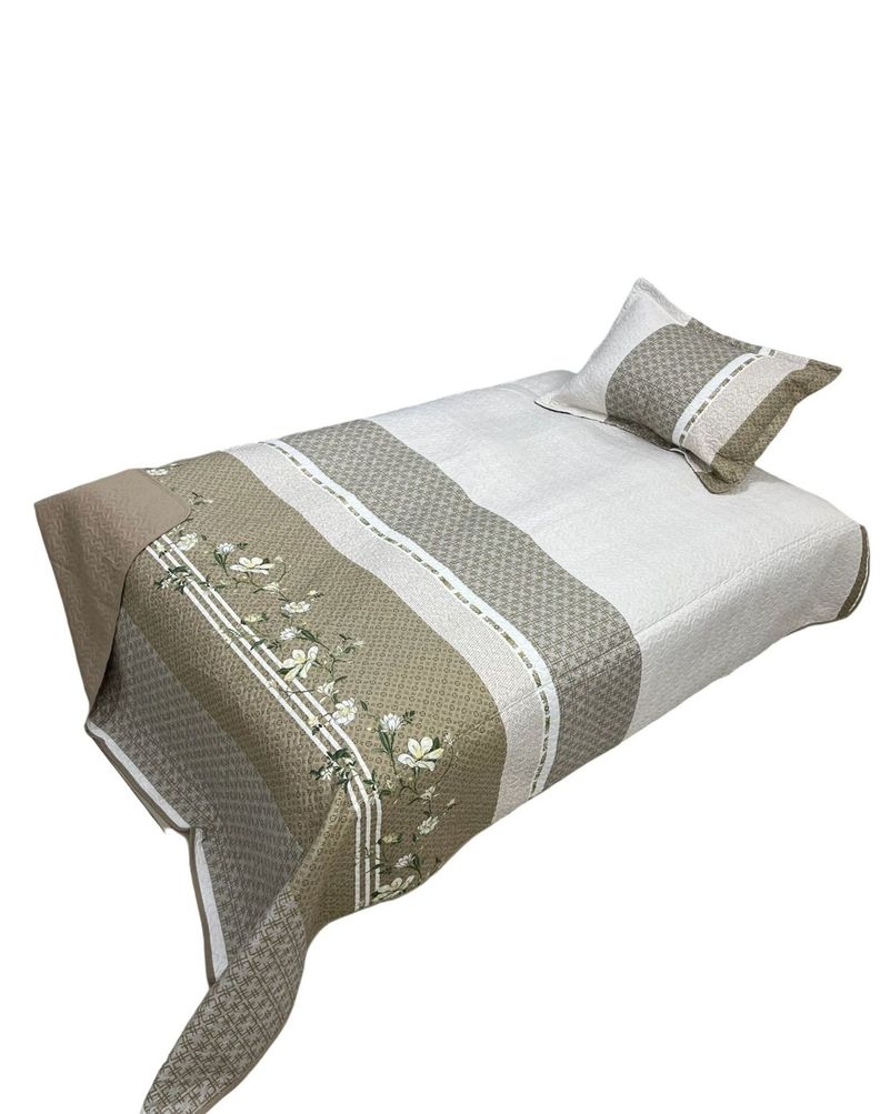 QUILT CUBRECAMA PRIMAVERA VERANO PLAZA Y MEDIA *026-0