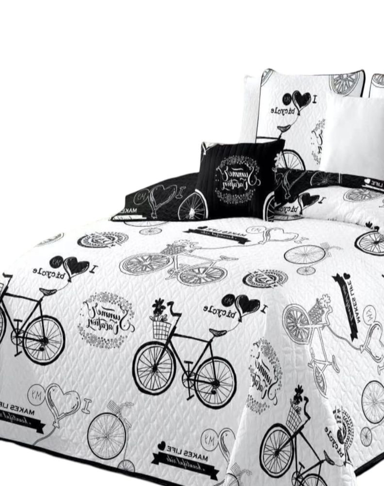 Cubrecama Quilt Diseño 2 Plazas - Primavera Verano C1-1