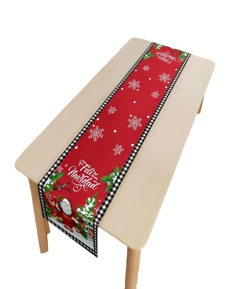 Camino de mesa diseño navidad 33x180cm 26n3-0