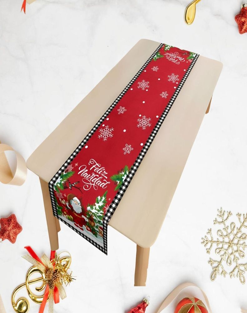 Camino de mesa diseño navidad 33x180cm 26n3-1