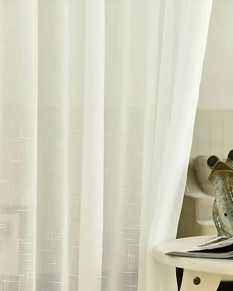 Pack de Visillo transparente con textura 140x230cm v03-1