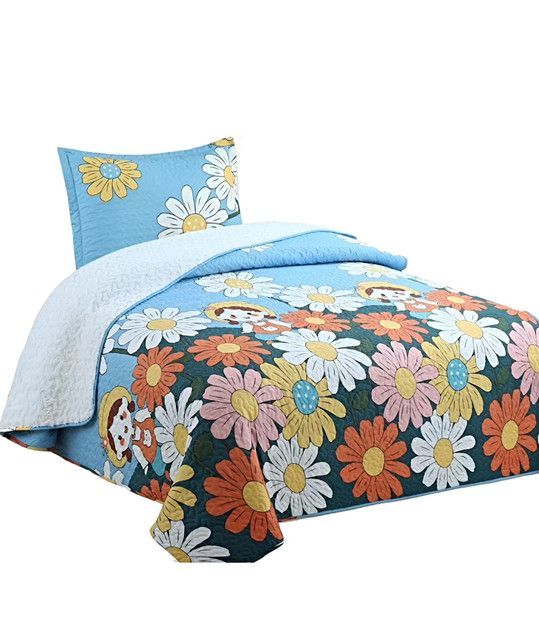 CUBRECAMA QUILT SHERPA INVIERNO PLAZA Y MEDIA C20-0