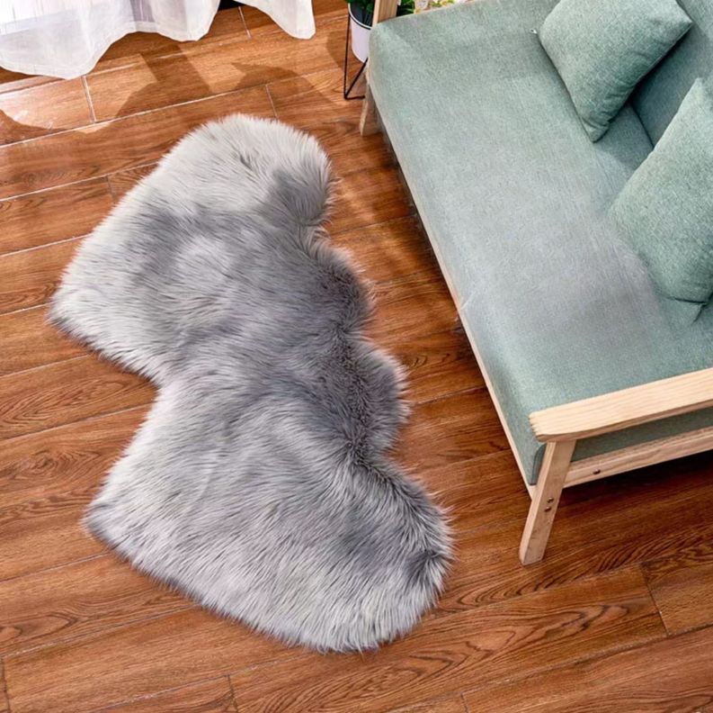 Alfombra Corazón Pelo Largo - Diseño Romántico C1-2