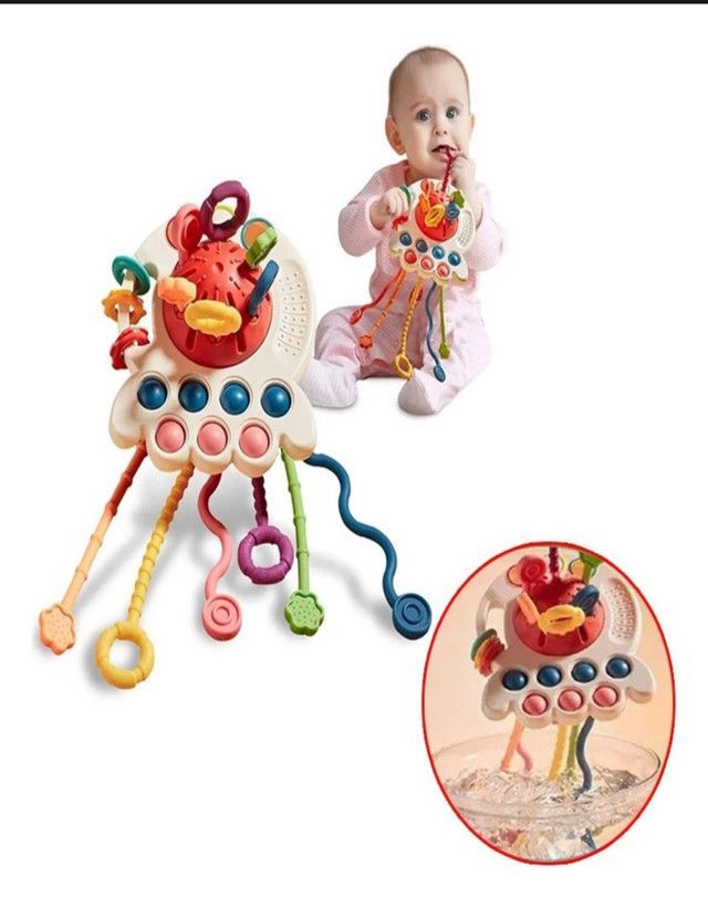 Juguete de Estimulación Sensorial Montessori 4 en 1 para bebés-0
