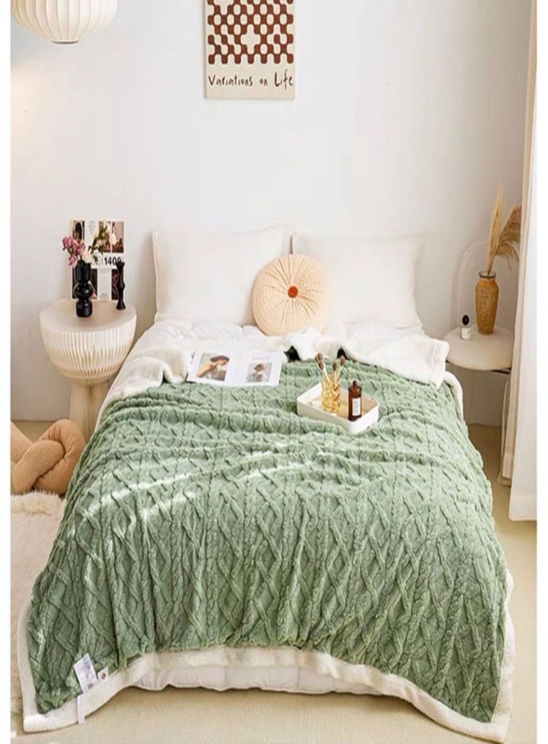 FRAZADA MANTA DE PLUSH Y SHERPA EXTRA SUAVES TP24-2