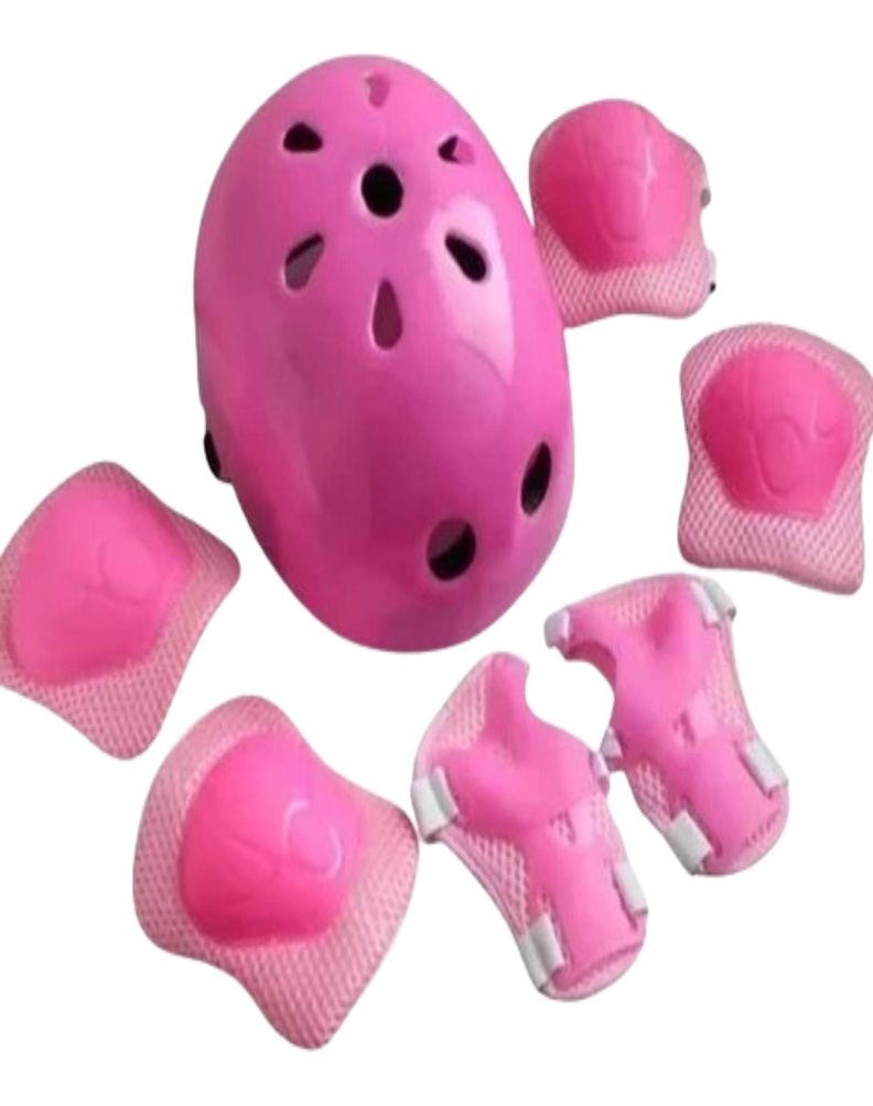 Kit Protección Rosado para Patines Niña Completo-0