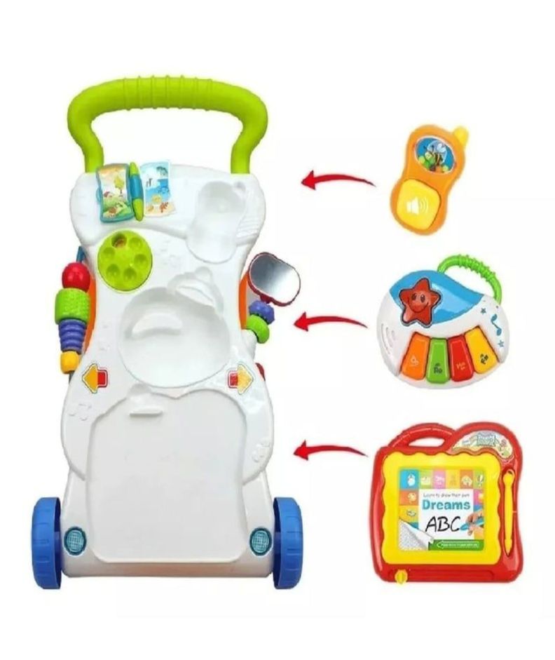 Correpasillo Andador para bebe 2 en 1 musical y didáctico-1