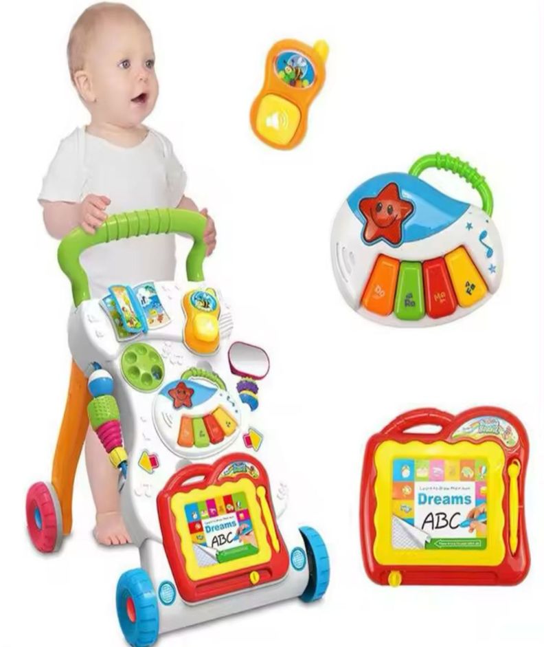 Correpasillo Andador para bebe 2 en 1 musical y didáctico-4