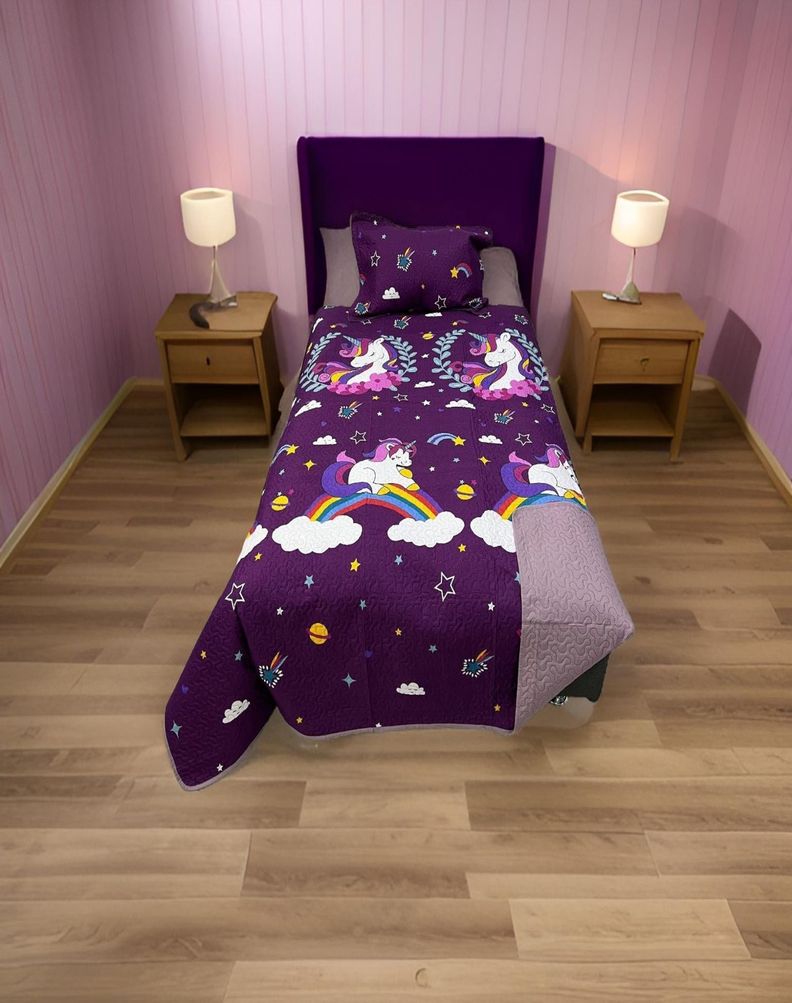 Cubrecama Quilt Ligero Primavera Verano de Niño Plaza y media NT08-2