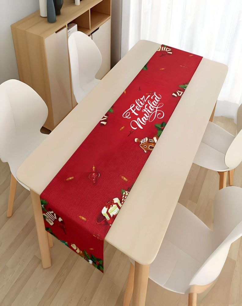 Camino de mesa diseño navidad 33x180cm 26n1-2
