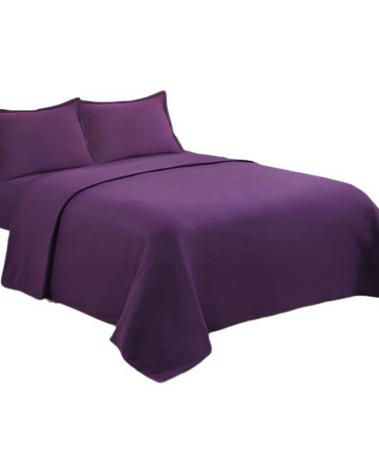 JUEGO DE SÁBANA DE POLAR KING MORADO-3