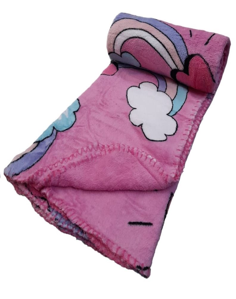 Pack Manta Infantil + Cojín Niña Diseño Animado 19o1-1