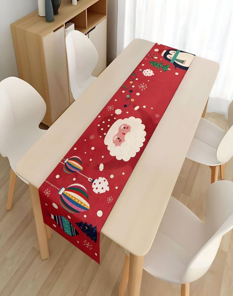 Camino de mesa diseño navidad 33x180cm 26n2-2