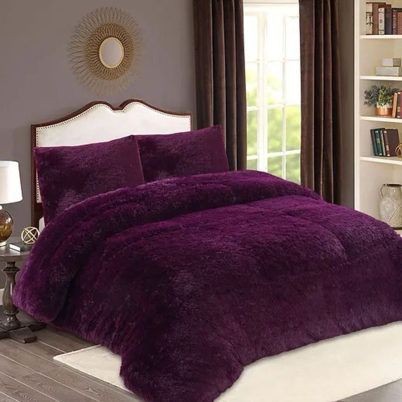 CUBRECAMA PELUDO DE INVIERNO KING - SUPER KING *7-2