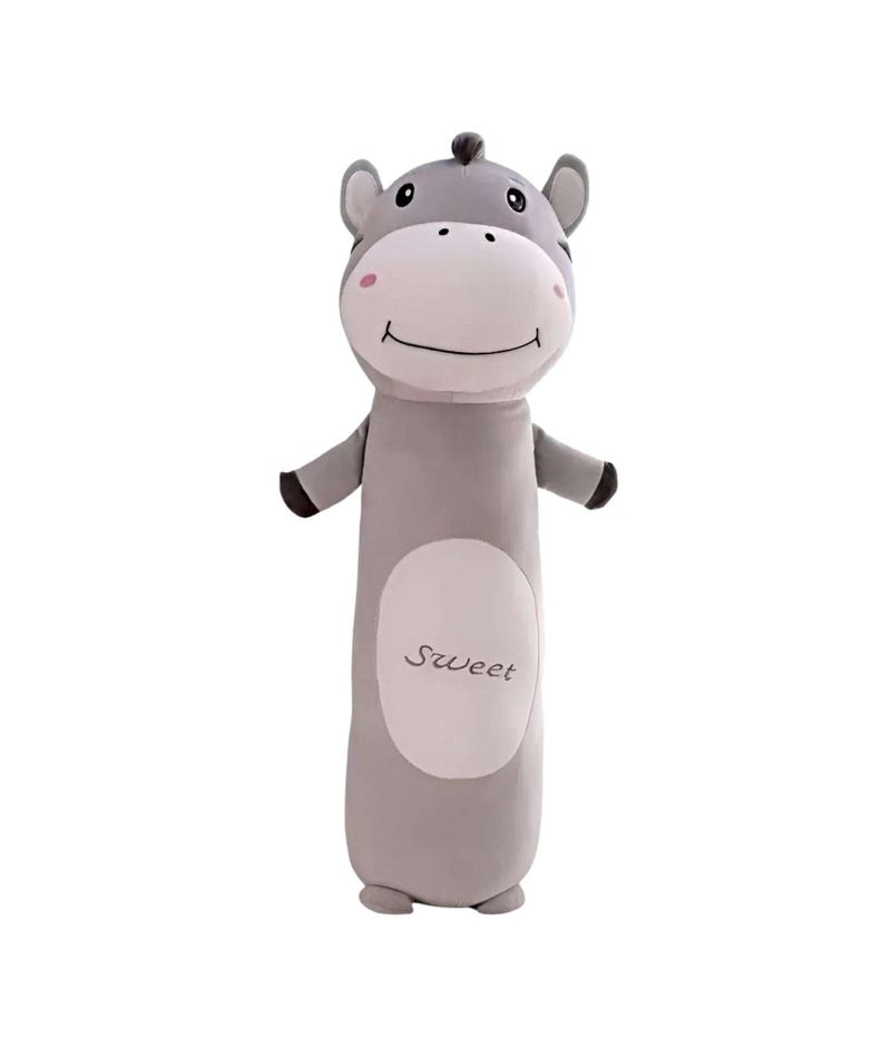 COJIN PELUCHE CABALLO GRIS