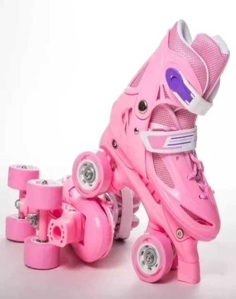 Patines 4 Ruedas Ajustables para Niña Talla M35-38-1