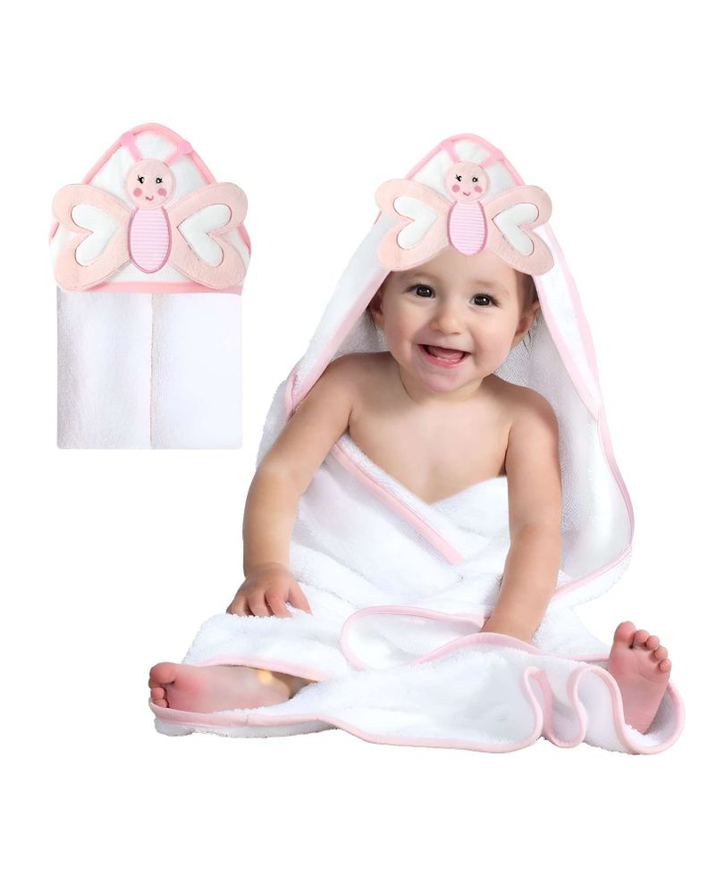 Toallas de baño con capucha para bebé niña 2-2