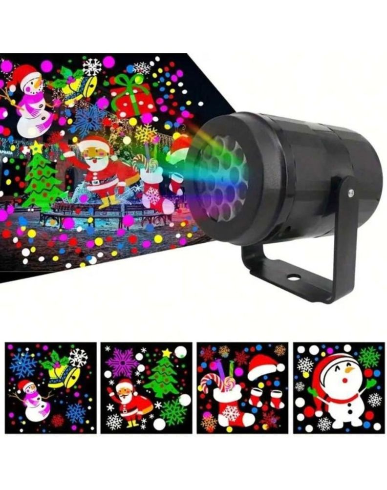 Proyector Navideño de Luces Mágicas-0